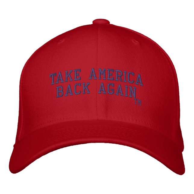 CASQUETTE BRODÉE RETOURNER L'AMÉRIQUE (Devant)