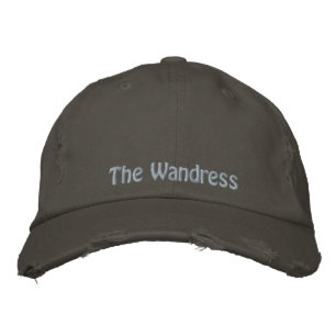 Casquette Brodée Robe mignonne Hippie gris rustique rose Vintage