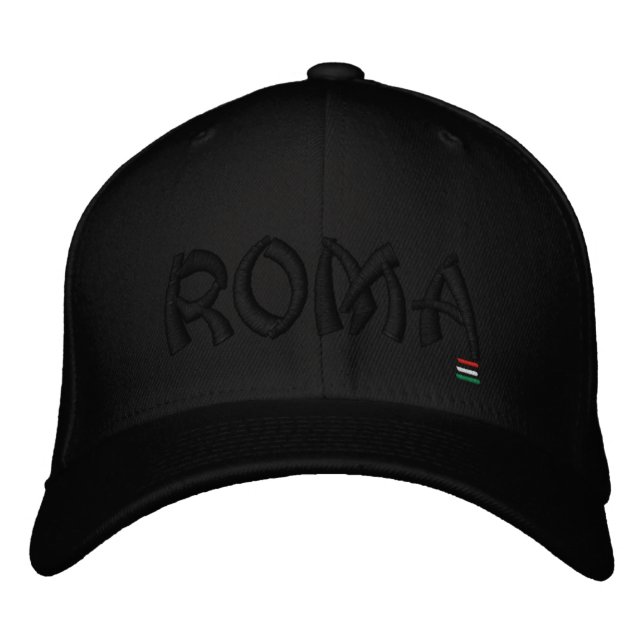 CASQUETTE BRODÉE ROMA, (Devant)