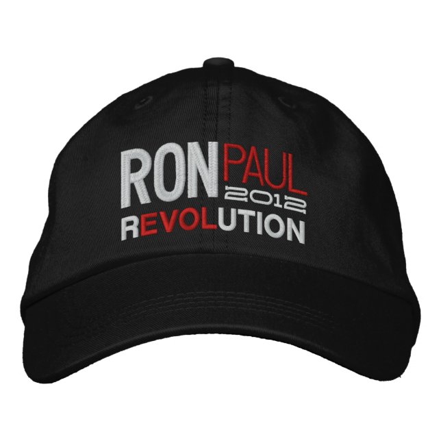 Casquette Brodée Ron Paul (Devant)