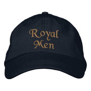 Casquette Brodée Royal Men Texte personnalisé Chapeau élégant Chape