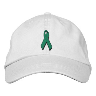 Casquette Brodée ruban de sensibilisation vert