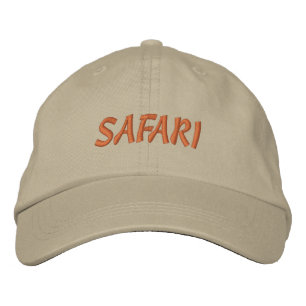 CASQUETTE BRODÉE SAFARI