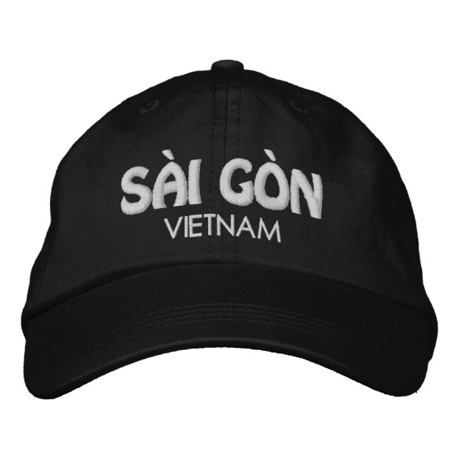 Casquette Brodée Saïgon, Vietnam (Devant)