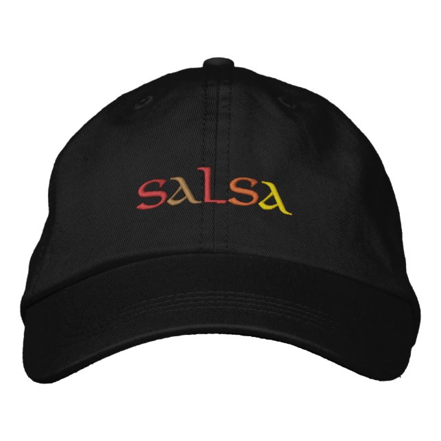 Casquette Brodée salsa (Devant)