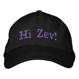 Casquette Brodée Salut Zev