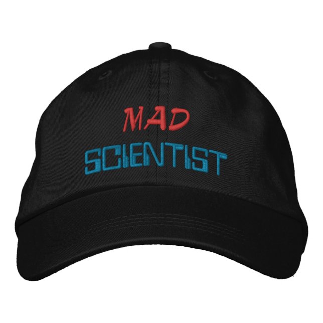 Casquette Brodée Scientifique Mad (Devant)