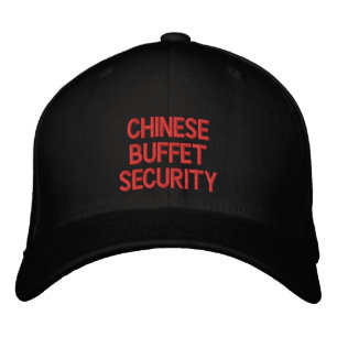 CASQUETTE BRODÉE SÉCURITÉ BUFFETSECURITE CHINOISE
