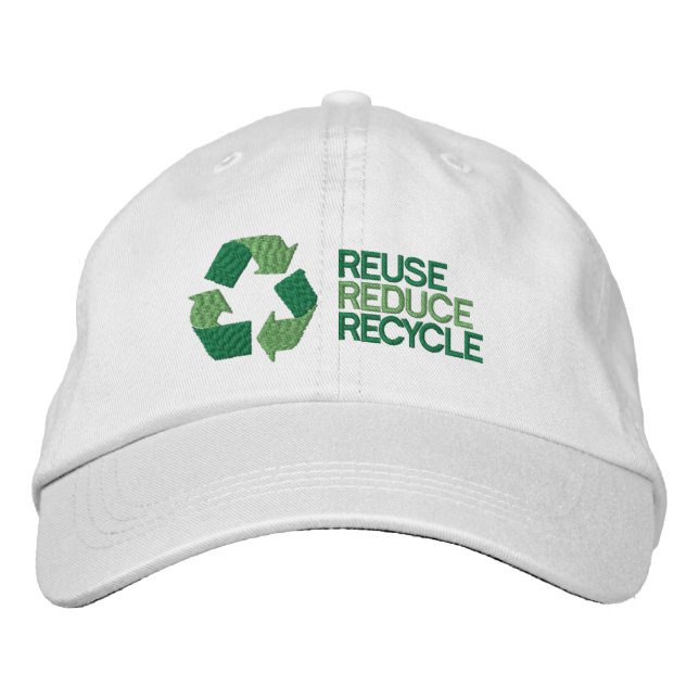 Casquette Brodée Sensibilisation à l'environnement (Devant)