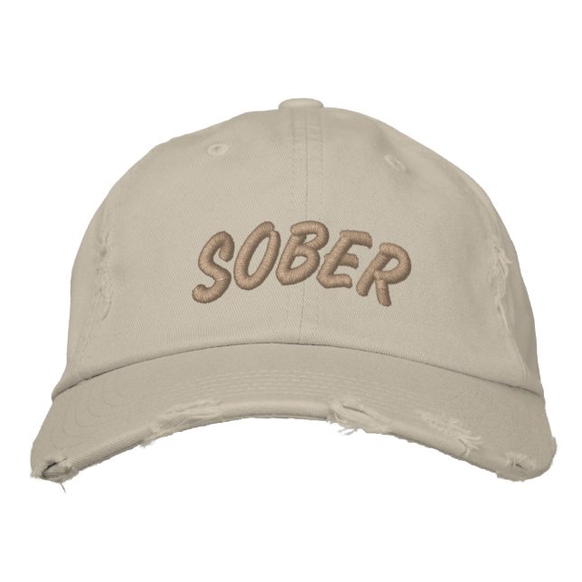 Casquette Brodée SoberCap (Devant)