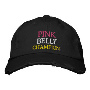 Casquette Brodée Sporting Goods School Games PINK BELLY CHAMP