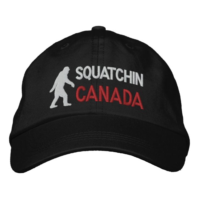 Casquette Brodée Squatchin Canada (Devant)