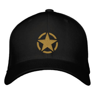 Casquette Brodée Star Stencil Décal Vintage Broderie élégante