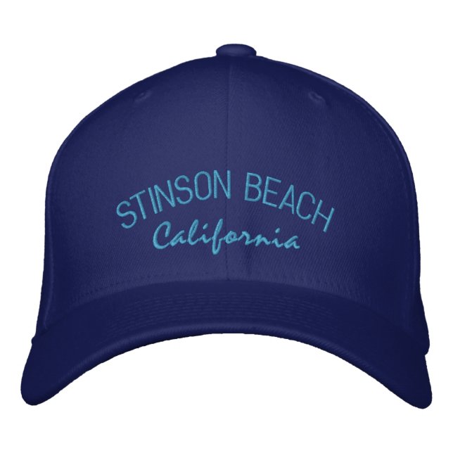 Casquette Brodée Stinson Beach Californie (Devant)