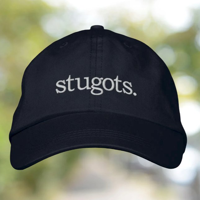 Casquette Brodée Stugots Drôle Italien Sicilien Humour Plaisanterie (Créateur téléchargé)