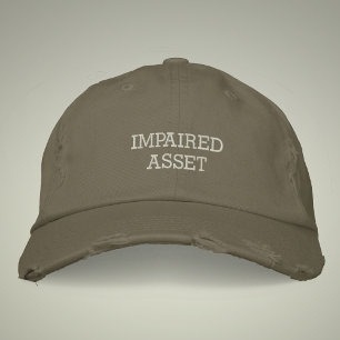Casquette Brodée Style Vintage de l'actif endommagé