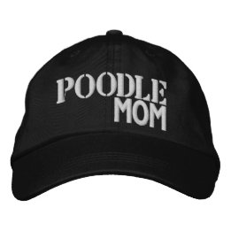Casquette Brodée Super mignon maman caniche