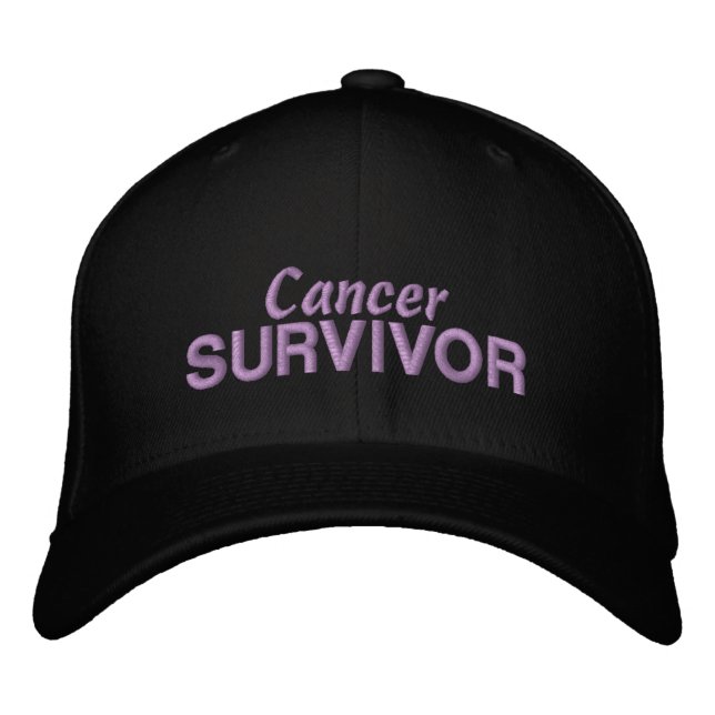 Casquette Brodée Survivant du cancer (Devant)