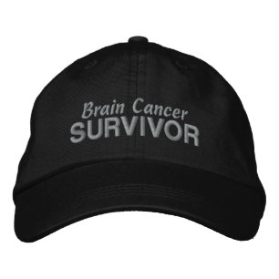 Casquette Brodée Survivant du cancer du cerveau