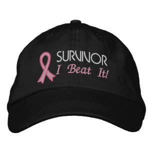 Casquette Brodée Survivor - Je L'Ai Battu ! Cancer du sein