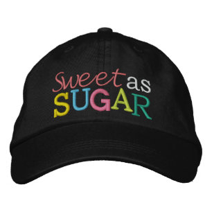 Casquette Brodée Sweet as Sugar .. : ) par SRF