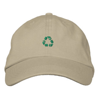 Casquette Brodée Symbole de recyclage petit
