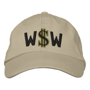Casquette Brodée Symbole Monogramme personnalisé en dollars