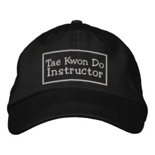 Casquette Brodée Tae kwon do Instructeur