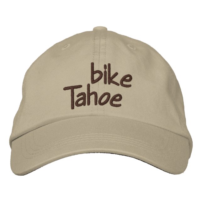 Casquette Brodée Tahoe vélo (Devant)