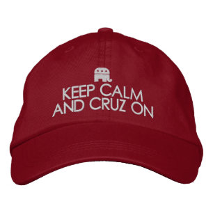 Casquette Brodée Ted Cruz 2024 - Gardez le calme et Cruz allumé
