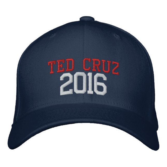 Casquette Brodée Ted Cruz Président 2016 (Devant)