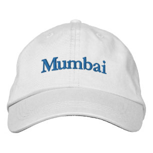 Casquette Brodée Texte en gras de la ville de Mumbai