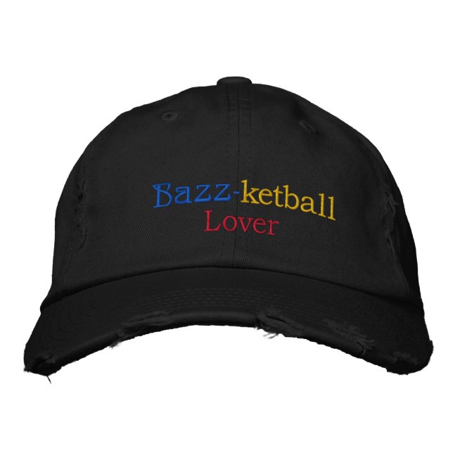 Casquette Brodée Texture & Team Spirit_Bazz-ketball Lover (Devant)