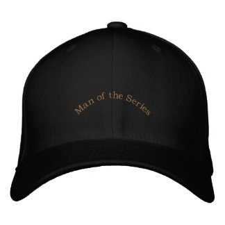Casquette Brodée The Man of the Series-Hat in Black Color Wear