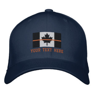 Casquette Brodée Thin Orange Line Recherche et Secourt canadiennes