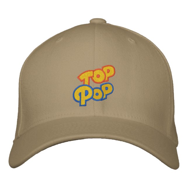 Casquette Brodée Top Pop (Devant)