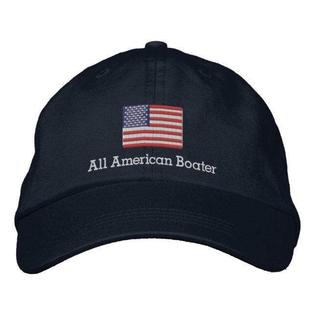 Casquette Brodée Tous les bateaux américains (Devant)