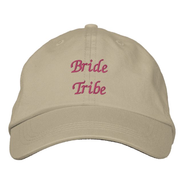 Casquette Brodée Tribe de mariée (Devant)