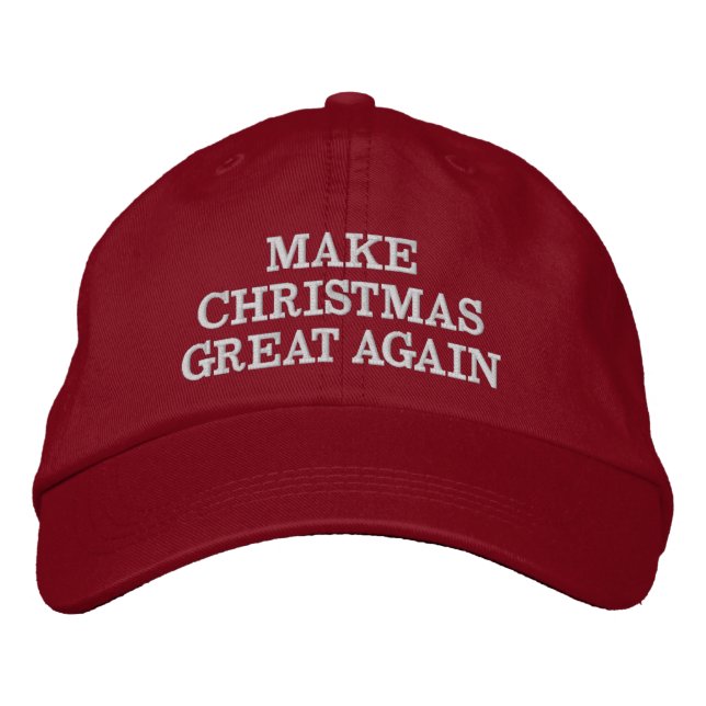 Casquette Brodée Trump Make Christmas Great Again (Devant)