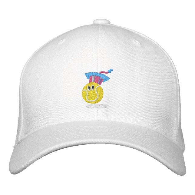 Casquette Brodée TTA_balle souriante + nom sur le côté (Devant)