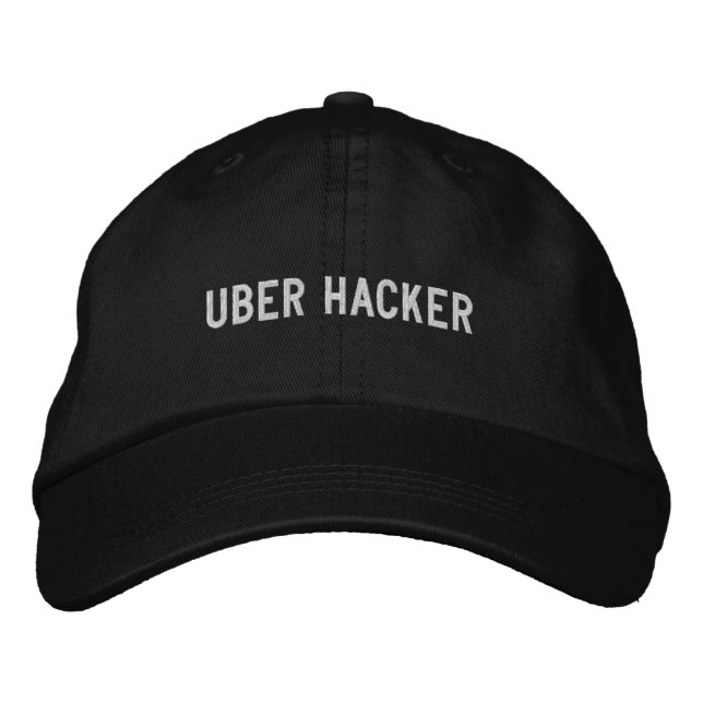 Casquette Brodée Uber Hacker (Devant)