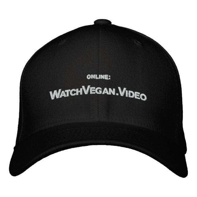 Casquette Brodée ÜberVegan (Devant)