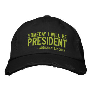 Casquette Brodée Un Jour Je Serai Président Broderie