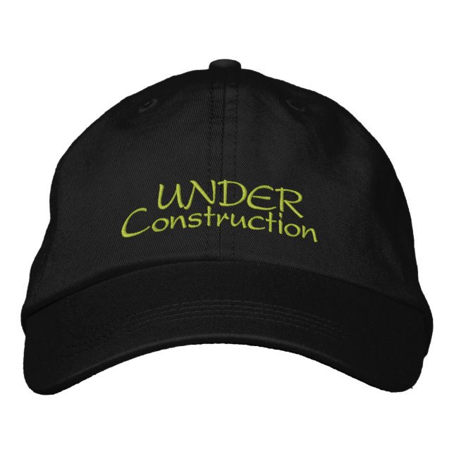 Casquette Brodée Under Construction (Devant)