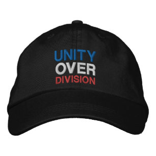 Casquette Brodée Unité sur division rouge blanc bleu noir patriotiq