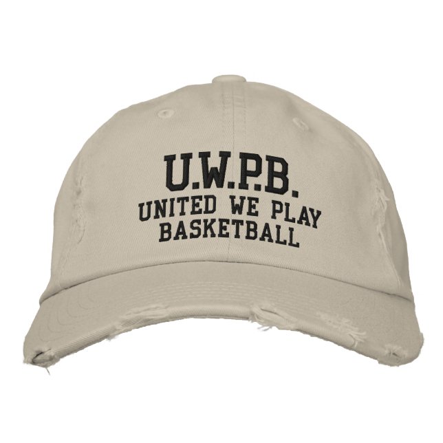 CASQUETTE BRODÉE UNITED NOUS JOUONS™ BASKETBALL (Devant)