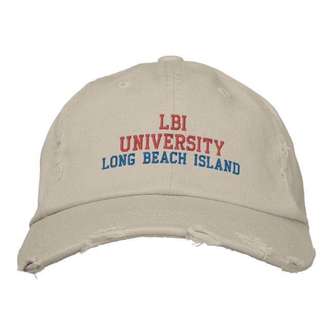 CASQUETTE BRODÉE UNIVERSITÉ LBI (Devant)