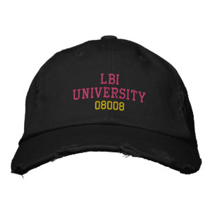 CASQUETTE BRODÉE UNIVERSITÉ LBI COMMERCIALISÉE