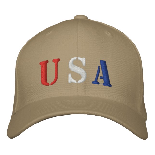 CASQUETTE BRODÉE USA (Devant)
