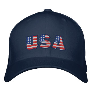 CASQUETTE BRODÉE USA NB